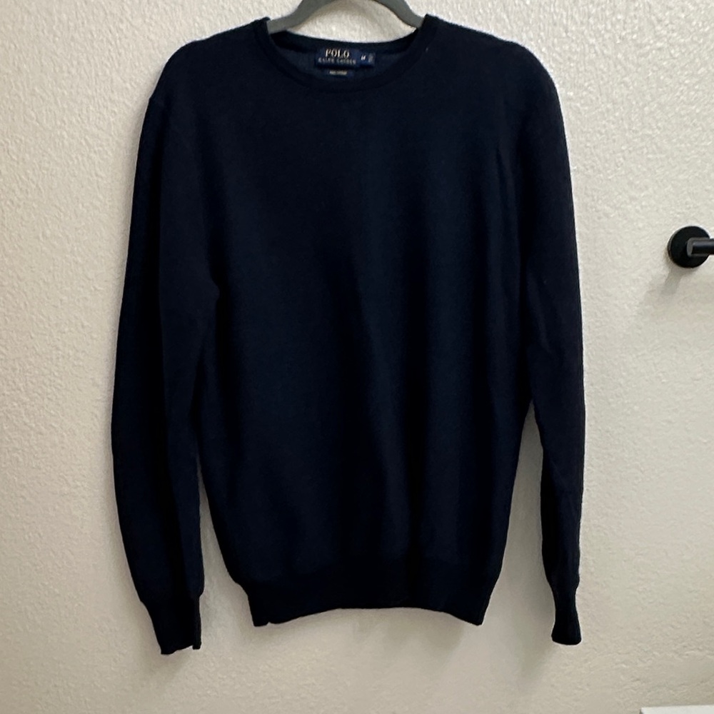 Polo by Ralph Lauren Men's Navy Crewneck Sweater